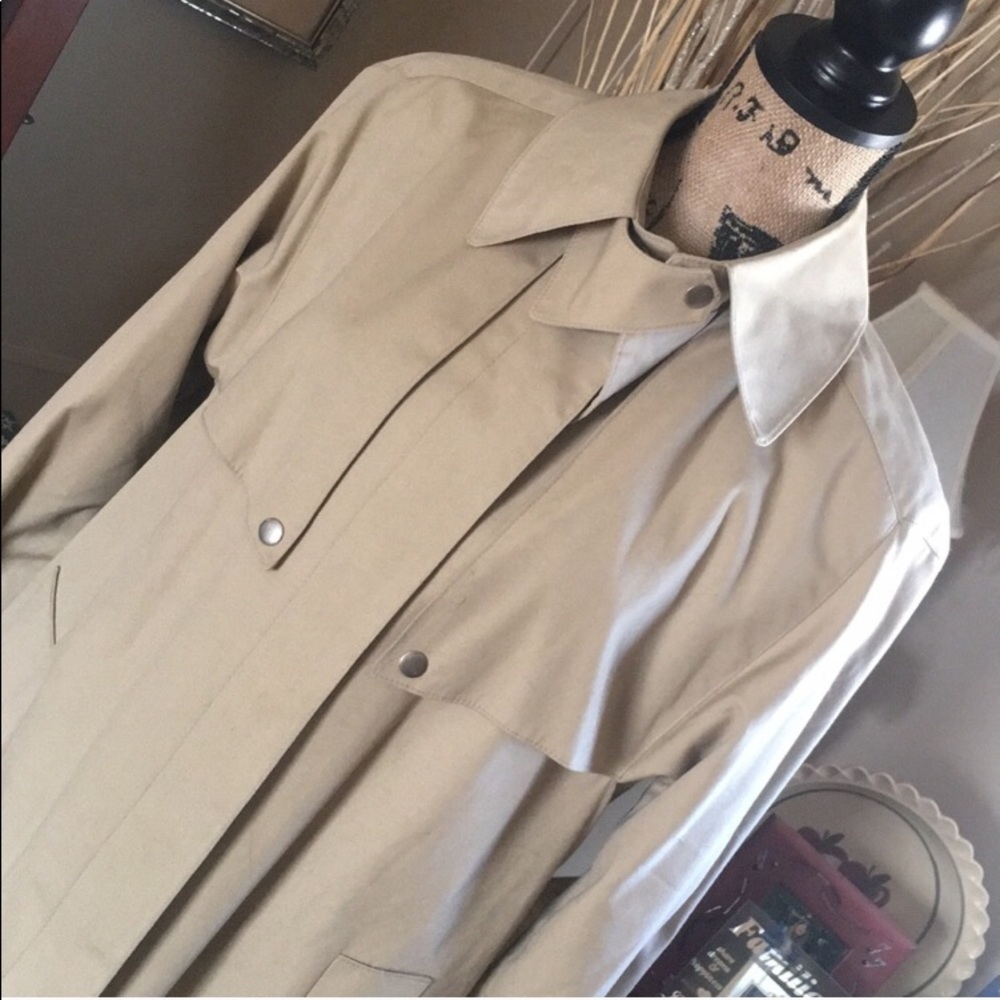 Vintage full length trench coat